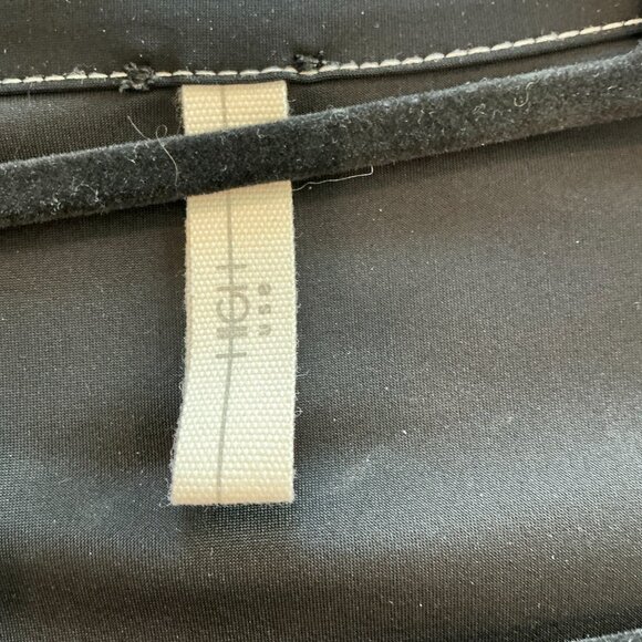 High Use, Gem of a Black Dress, Gathered and Cord Adjustable, Size L - Picture 6 of 7